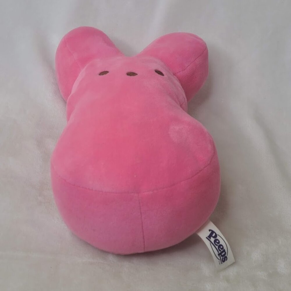 Peeps Plush Bunny Pink Rabbit 11" Stuffed Animal Just Born 2023 - Picture 5 of 8